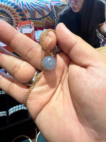 Dây chuyền hạt cẩm thạch +