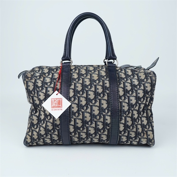Túi Dior Trotter Boston vải canvas 30cm KG+