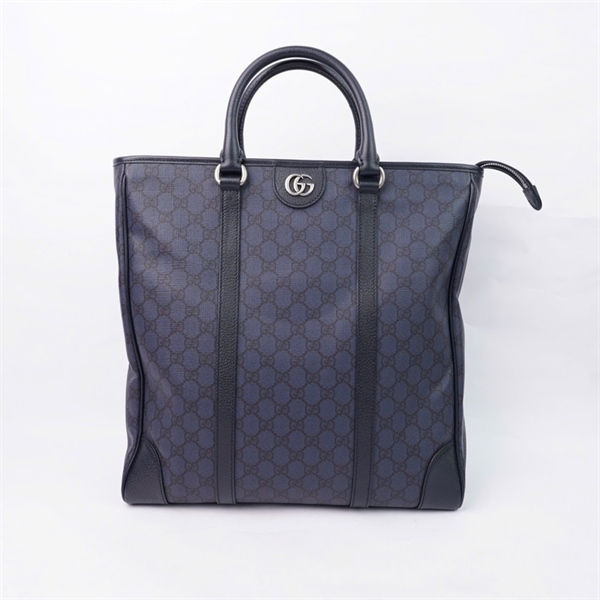 Túi GG Tote xanh đậm (763316-525040) sz36 KG+