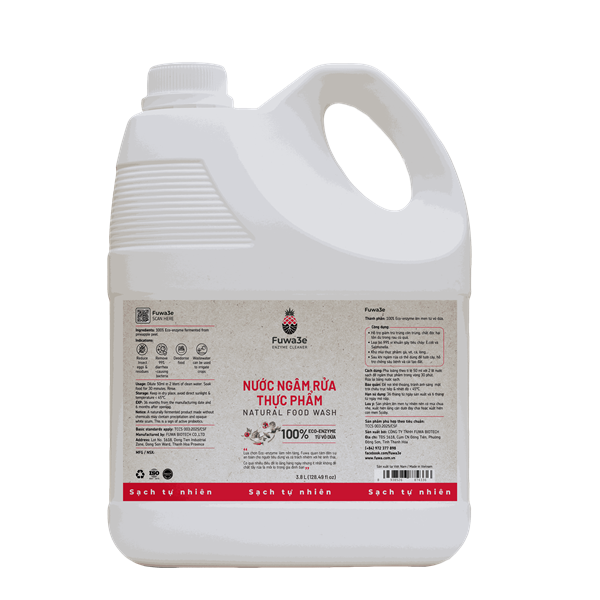 Nước ngâm rửa thực phẩm Fuwa3e 3800ml