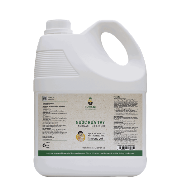 Nước rửa tay Fuwa3e 3,8L dạng Gel hương Quý