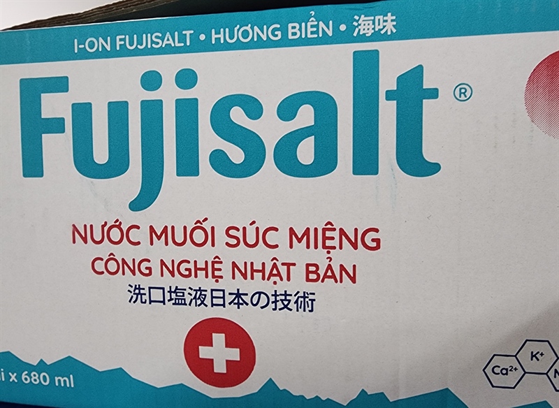 Nước súc miệng ion muối 680ml hương biển (Thùng 12 chai) - Fujiwa Việt Nam 2