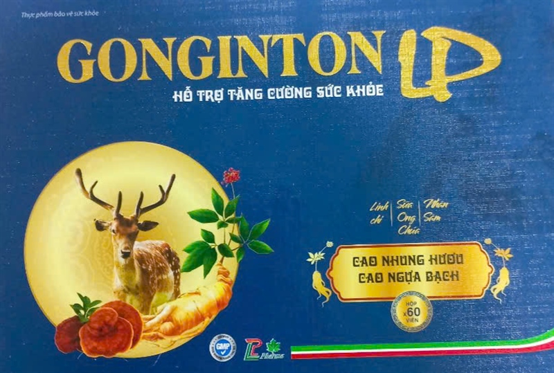 Gonginton LP (Hỗ trợ tăng cường sức khỏe) (Hộp 12 vỉ x 5 viên) - Liên Phong