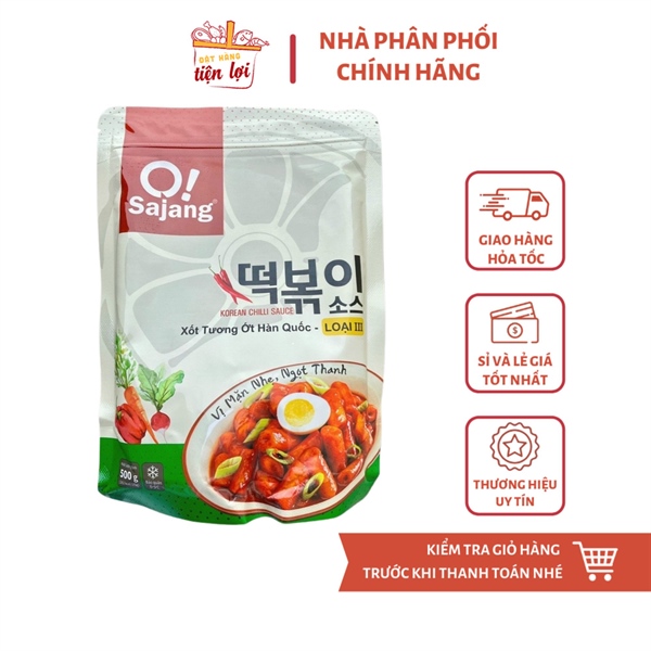 Xốt tương ớt Hàn Quốc Osajang - Loại III