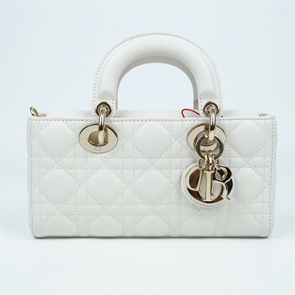 Túi Dior Joy trắng 2 strap (83-MA-0273) sz22 (BQ) KG+