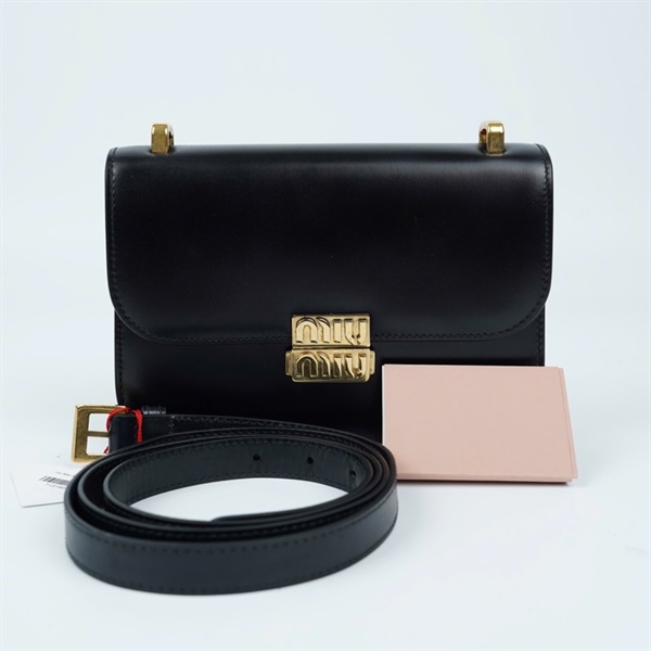 Túi Miu Miu đen sz20 (BQ) KG+