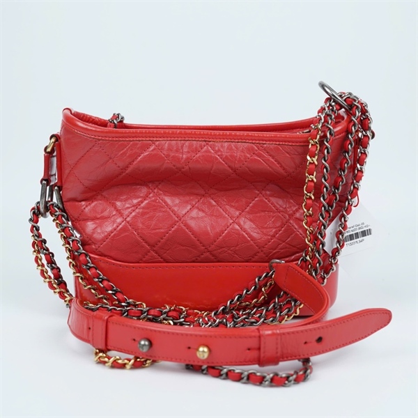 Túi Chanel Gab đỏ (27844780) sz20 (BQ) KG+