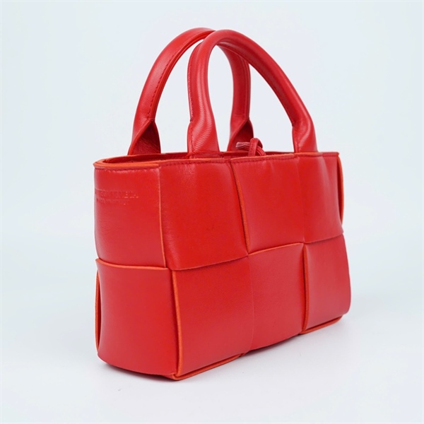 Túi Bottega Tote đỏ kèm ví sz20 (BQ) KG+