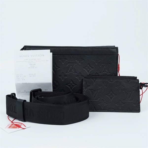 Túi LV hoa đen kèm ví sz22-13 (BQ) KG+