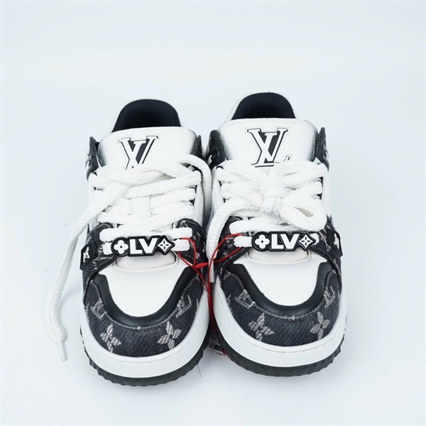 Giày LV trắng phối đen sz5(UK) (BQ) KG+