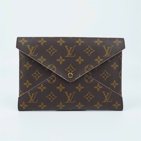 Túi LV Clutch bao thư hoa nâu (SN4200) sz23 (BQ) KG+