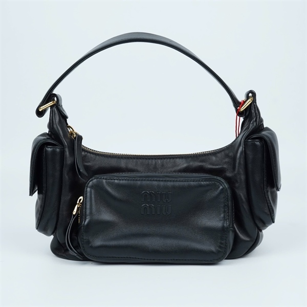 Túi Miu Miu Pocket đen sz21 (BQ) KG+