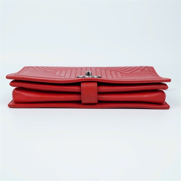 Túi Chanel đỏ (21917816) sz25 (BQ) KG+