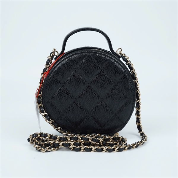Túi Chanel tròn đen (31816996) sz12 (BQ) KG+