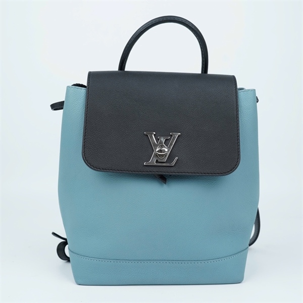 Balo LV Lockme xanh nắp đen (DU4186) 24cm (PN) KG+