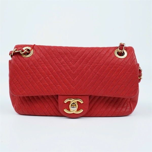 Túi Chanel đỏ (22065251) sz21 (BQ) KG+