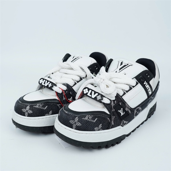 Giày LV trắng phối đen sz5(UK) (BQ) KG+