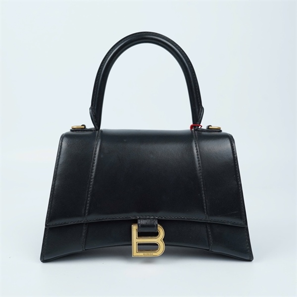 Túi Balenciaga Hourglass đen sz23 (BQ) KG+