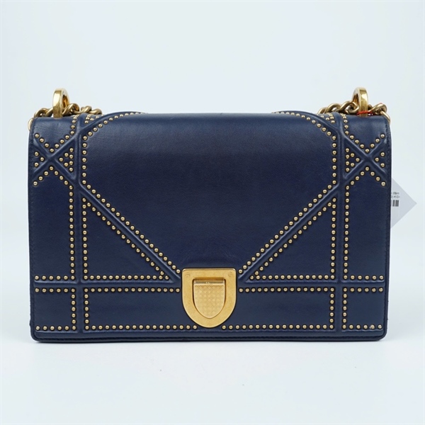 Túi Dior Diorama xanh đậm (09-BO-0128) sz25 (BQ) KG+