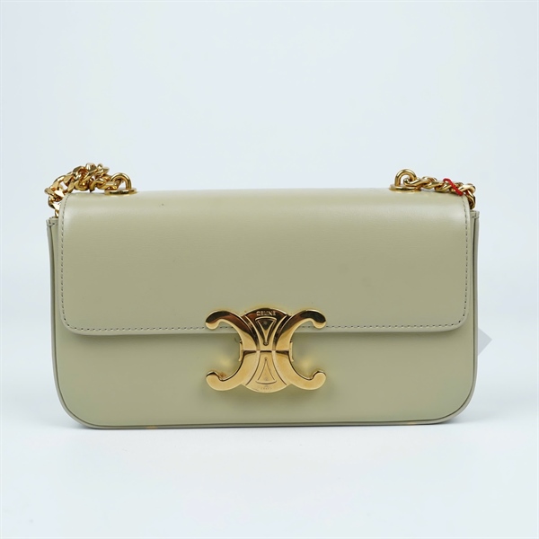 Túi Celine Triomphe xanh bơ sz20 (BQ) KG+