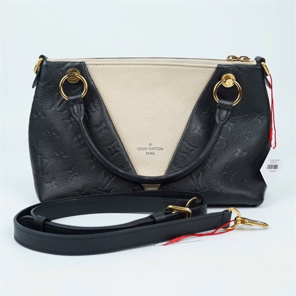 Túi LV nude phối hoa đen sz25 (BQ) KG+