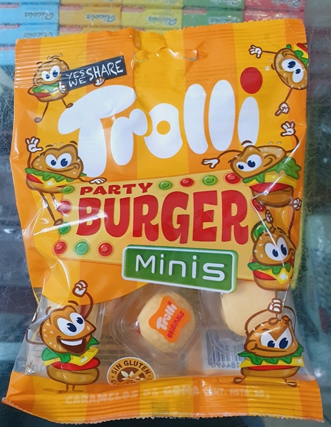 Kẹo dẻo Trolli Buger mini 50gr