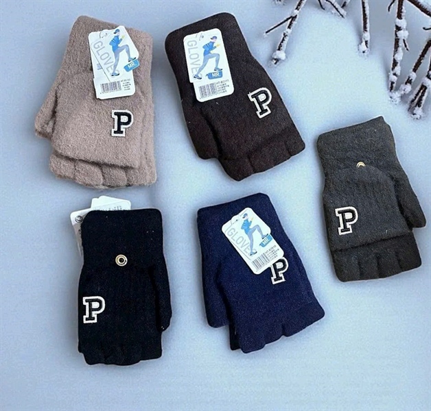 Găng tay len nam xỏ ngón P (dt)