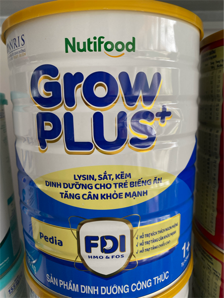 Sữa Bột nutifood growplus xanh 1+ 1,65kg ( mẫu mới)