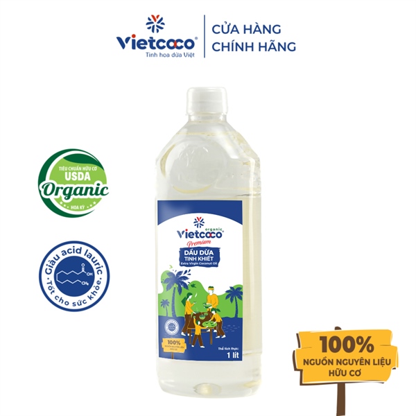 Dầu dừa ép lạnh Vietcoco 1L