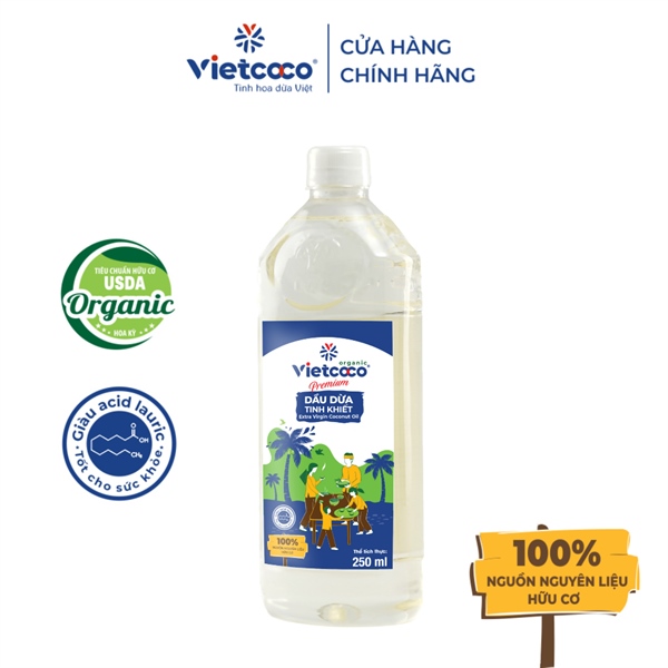 Dầu dừa ép lạnh Vietcoco 250ml