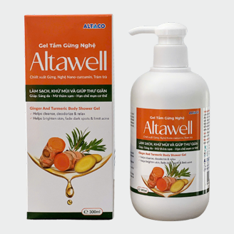 Gel tắm gừng nghệ Altawell 300ml