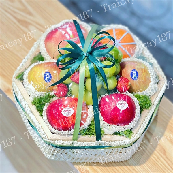 Hộp Trái Cây Lục Giác