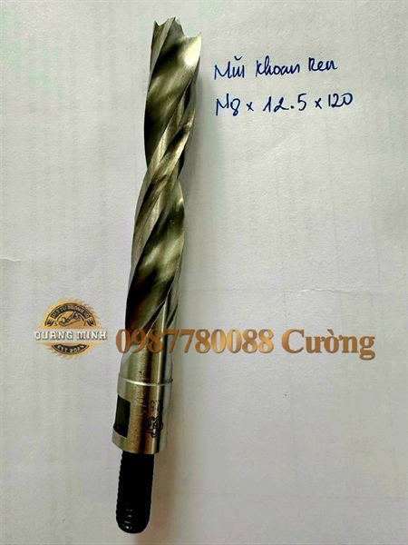 Mũi khoan Ren M8*12.5*120mm