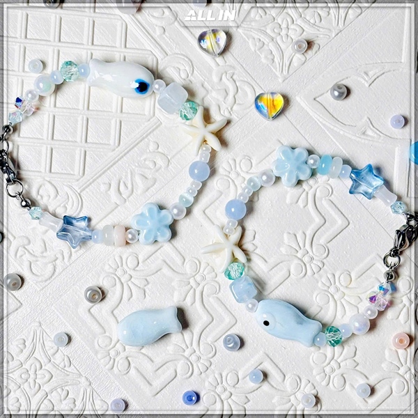 Vòng tay ALLIN Chú cá xanh và biển cả