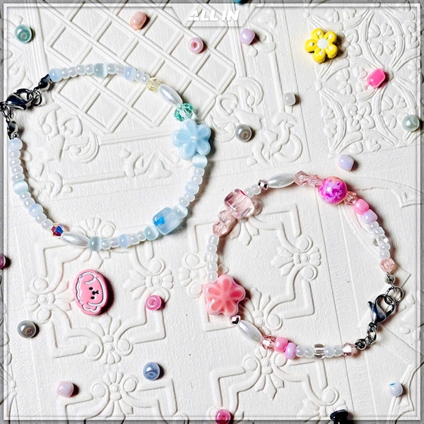 Vòng tay ALLIN Simple Pastel Flowers