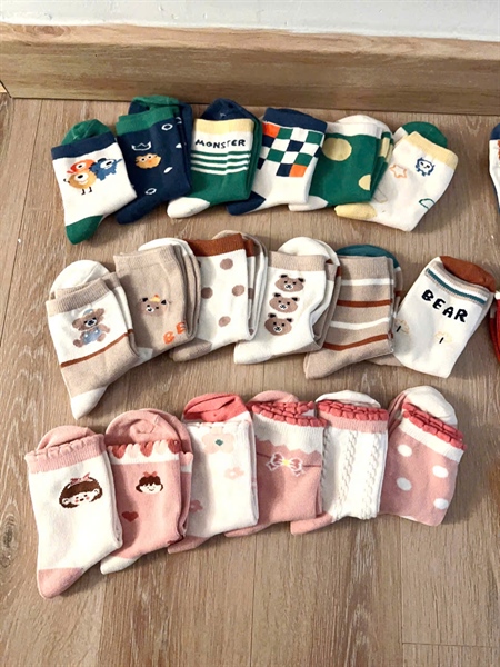 Set 6 đôi tất xịn đẹp toàn hình xinh SP00080