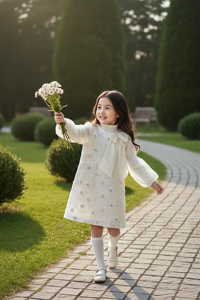 Set dạ nơ kem Miranda 5052