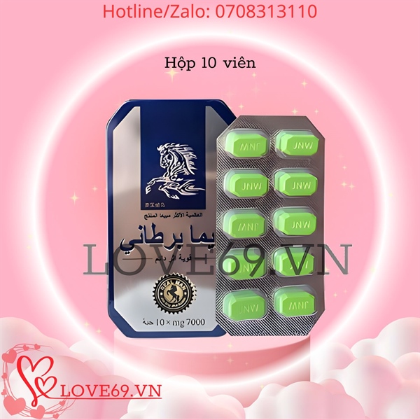 Viên Uống Hỗ Trợ Cương Dương - Tăng Cường Sinh Lý Ngựa Thái