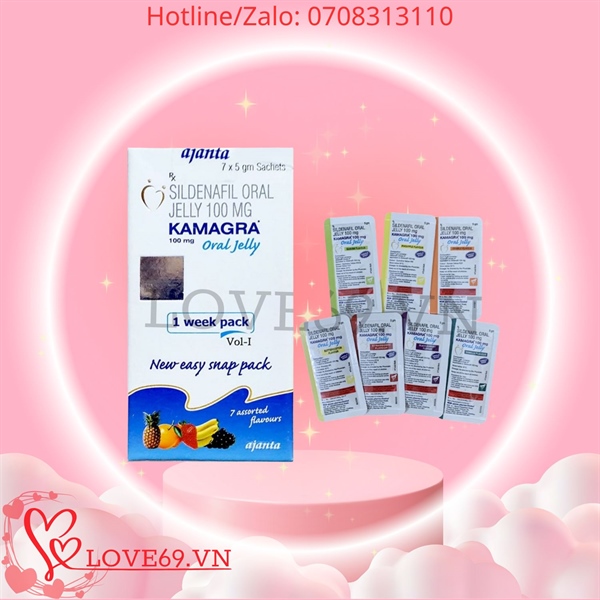 Thạch Kamagra Oral Jelly - Tăng Cường Sinh Lý Nam