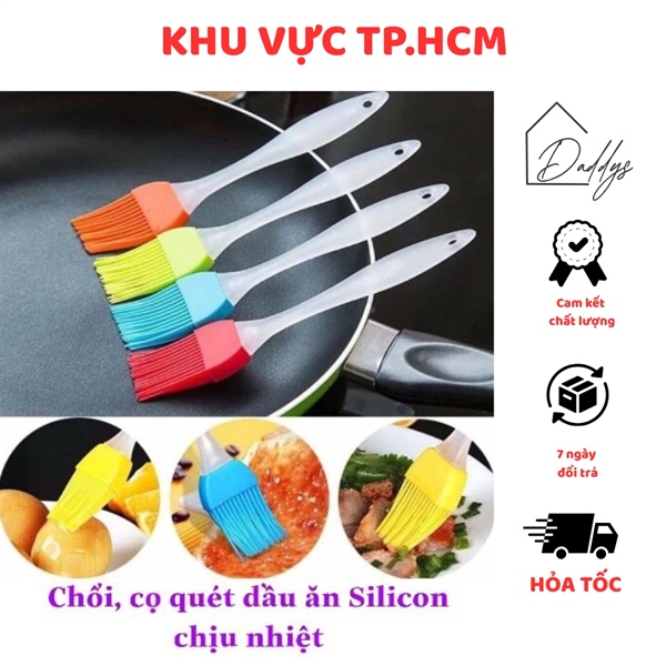 Chổi, cọ quét dầu ăn Silicon chịu nhiệt