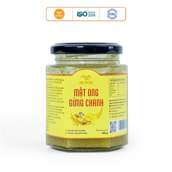 Mật ong gừng chanh 200g
