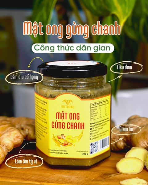 Mật ong gừng chanh 200g