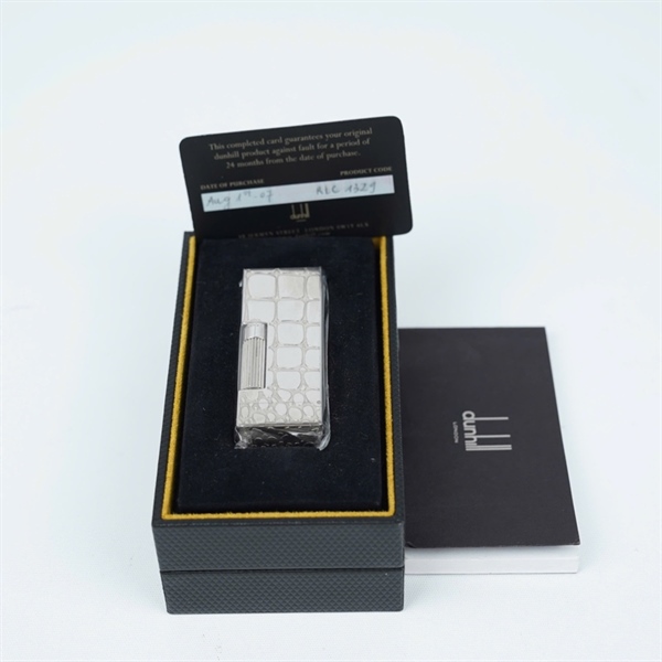 Bật lửa Dunhill bạc KG+