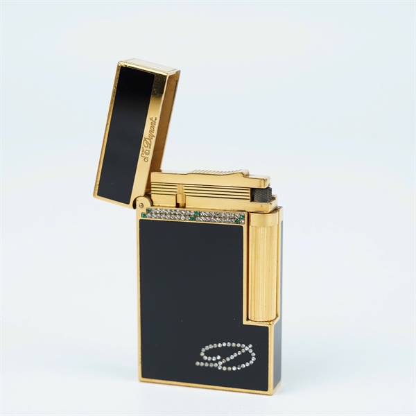 Bật lửa S.T Dupont đen (10GFD37) KG+