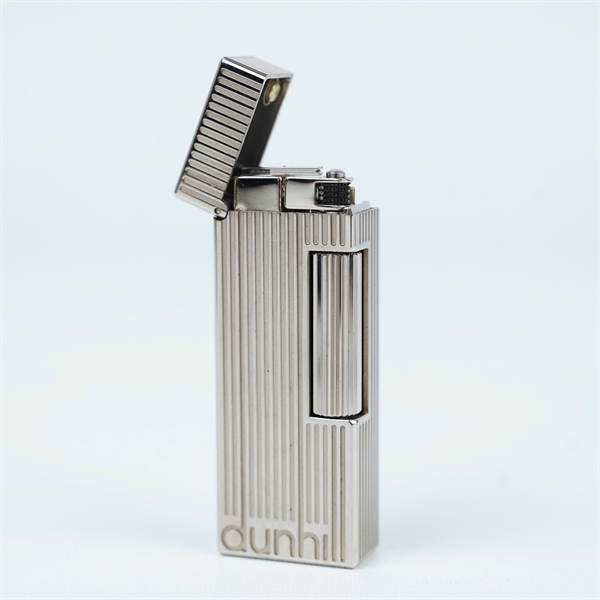 Bật lửa Dunhill bạc sọc dọc KG+