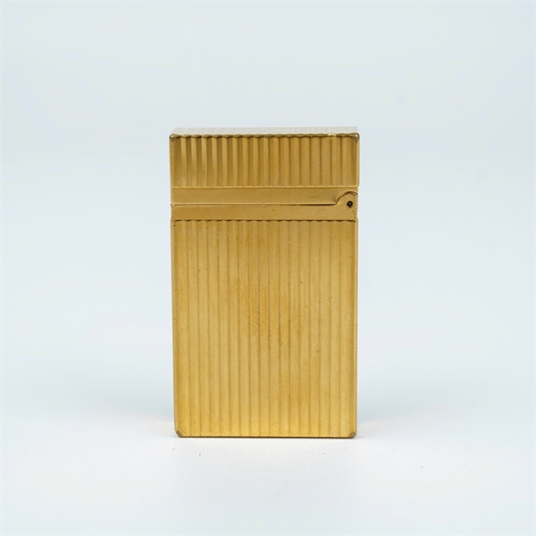 Bật lửa S.T Dupont vàng sọc dọc (18FJZ37) KG+