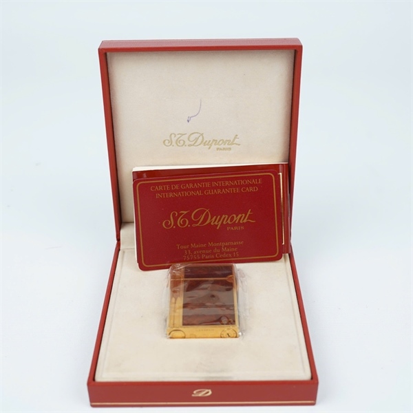 Bật lửa S.T Dupont nâu (12ABF12) KG+