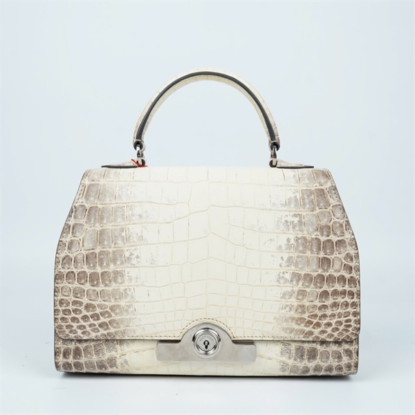 Túi Moynat da cá sấu bạch tạng sz26 (HN) KG+