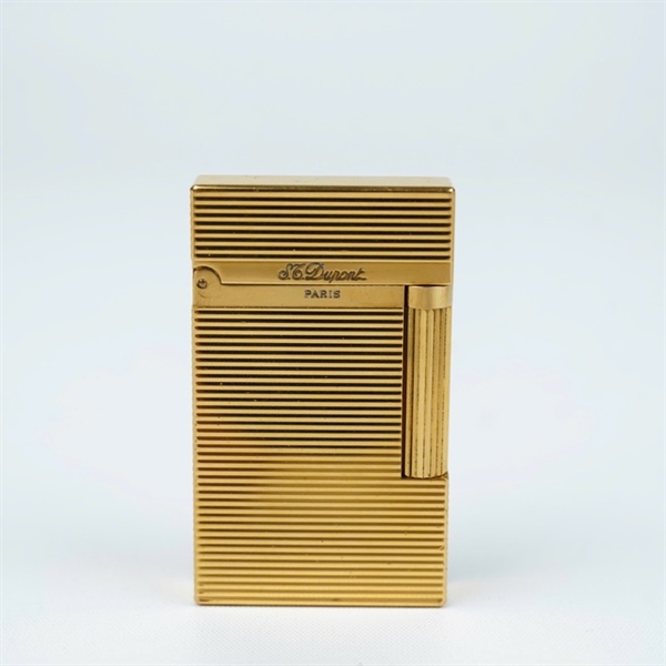 Bật lửa S.T Dupont vàng sọc ngang (16ERH75) KG+