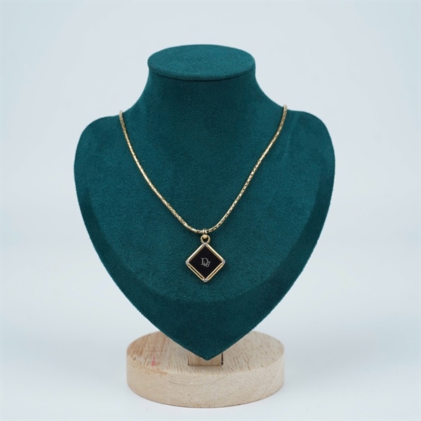 Dây chuyền Dior mặt đen (HN) KG+